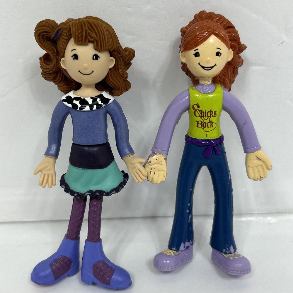 Vintage Groovy Girls Poseable Mini Dolls Reese & O' Ryan BK Burger King